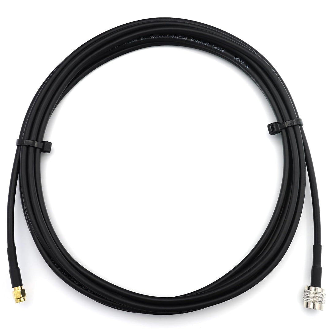 7m TNC Stecker auf SMA Stecker RG58 Koaxialkabel — TNC SMA Verlängerungskabel 7 Meter Jumper Kabel (