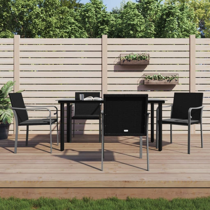 Festnight Poly Rattan Sitzgruppe Gartenmöbel Set Garten Essgruppe 4 Personen Gartenmöbel Set mit 6 G