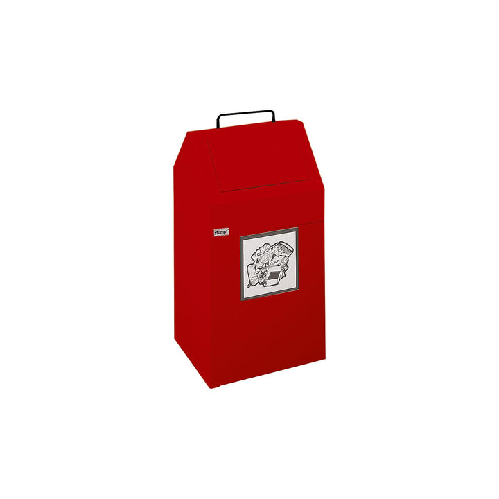 kaiserkraft | STUMPF Wertstoffsammler 45l H650xB330xT310mm feuerrot stationär