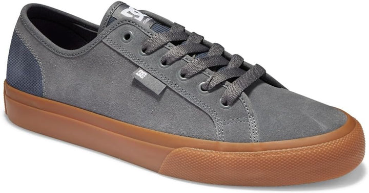 DC Shoes Herren Manual Sneaker 41 EU Grey Gum, 41 EU Grey Gum