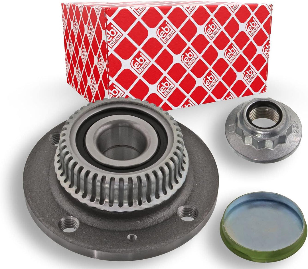 febi bilstein 28168 Radlagersatz mit Radnabe und Anbaumaterial , 1 Stück
