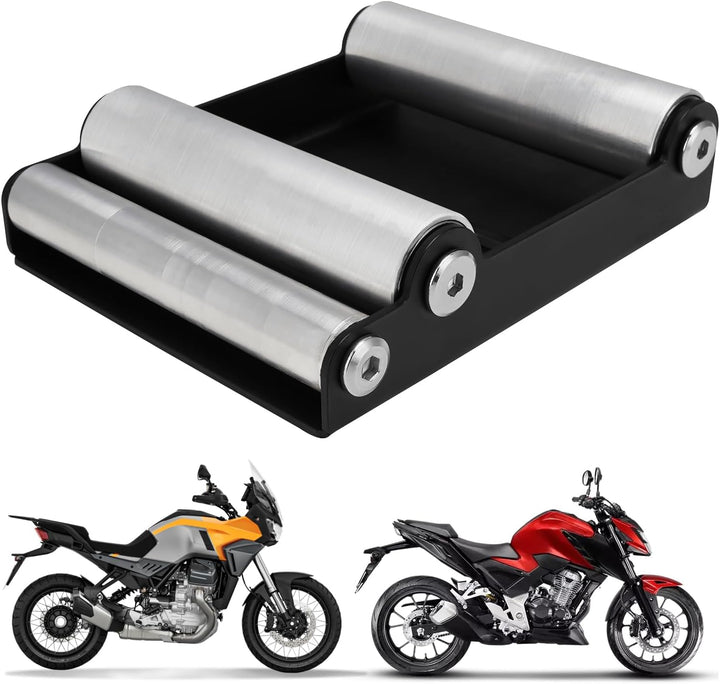 JFG RACING Motorrad -Radwalzen -Ständer Motorrad -Radreinigung für Reifenreinigung und Kettenschmier
