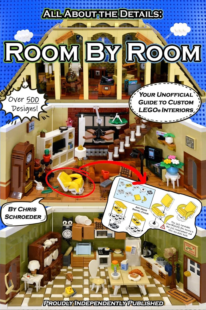 Room By Room: Your Unofficial Guide to Custom LEGO® Interiors (Standard Edition) (All About the Deta