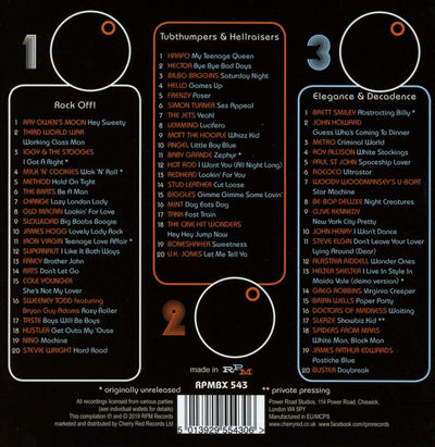 All the Young Droogs, Audio-CD