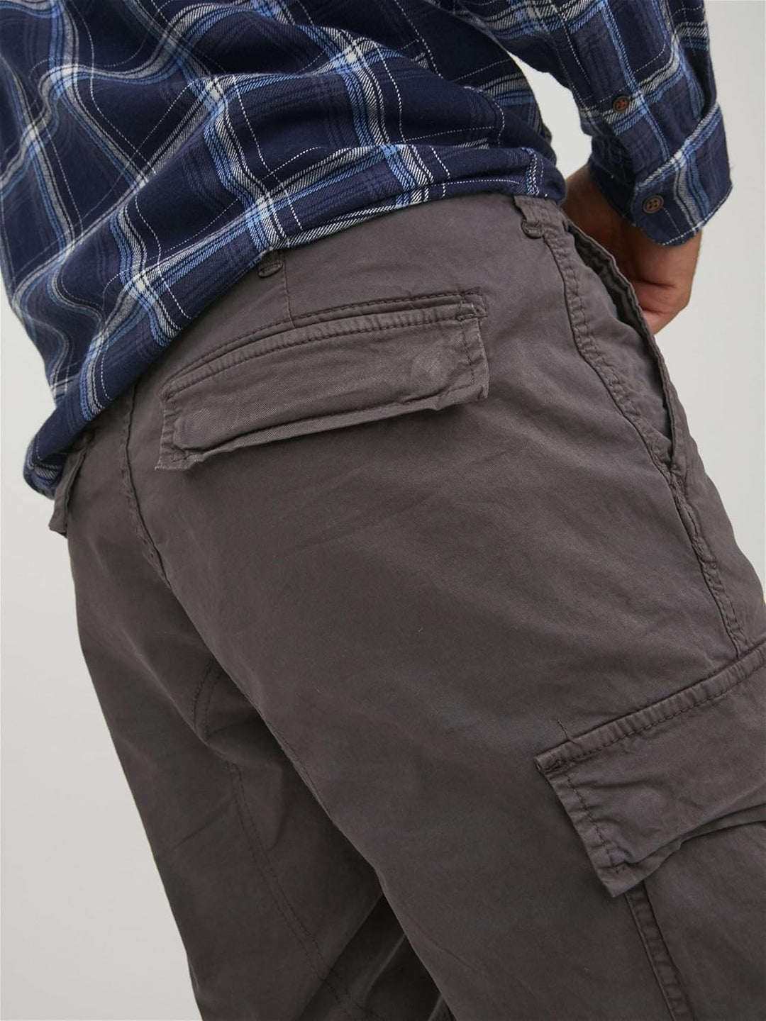 JACK & JONES Male Cargo-Hose Tapered Fit Cargo-Hose 29W / 30L Dark Navy, 29W / 30L Dark Navy