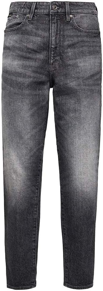 G-STAR Damen Janeh Ultra High Wasit Mom Ankle Straight Jeans, Schwarz (Faded Basalt C530-b155)