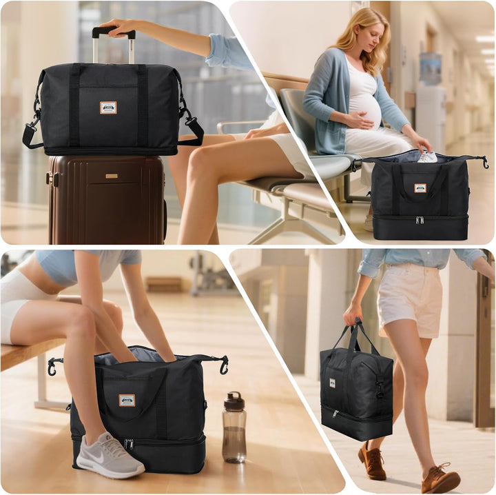 Ryanair Handgepäck 40x30x20 Reisetasche Damen Handgepäck Tasche 40x20x25, Sporttasche Klein Weekende