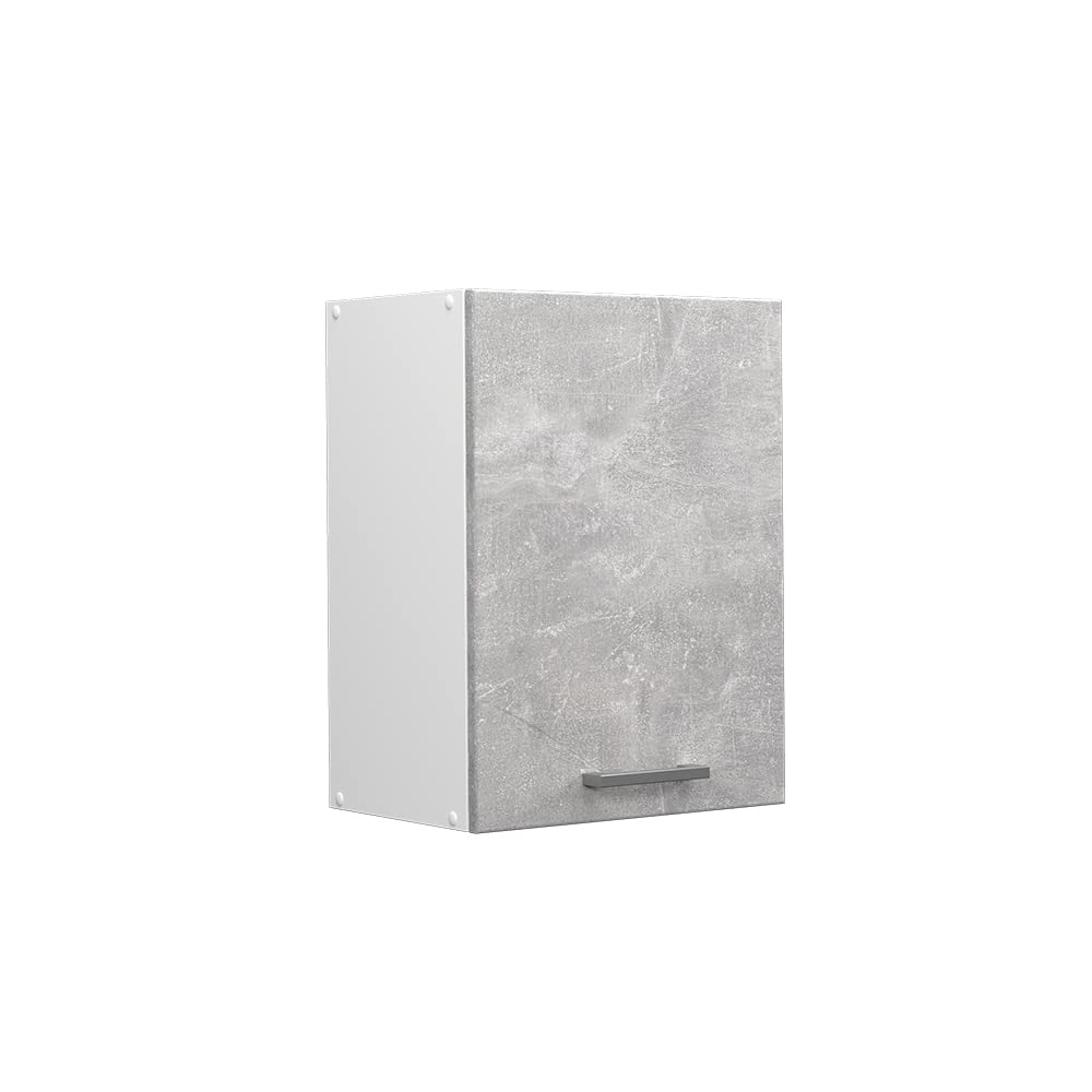 Vicco Hängeschrank R-Line, Beton/Weiss, 45 cm Beton Hängeschrank 45cm, Beton Hängeschrank 45cm