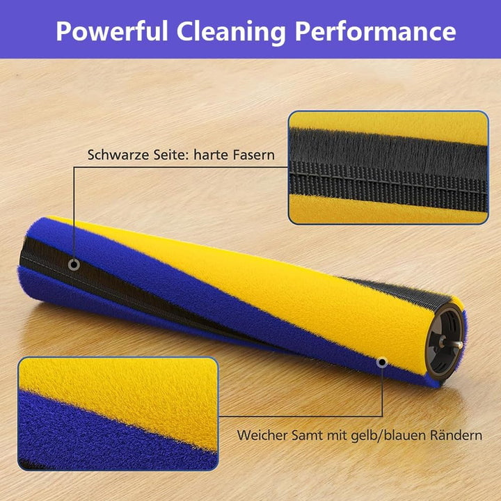 Fluffy Bürstenwalze kompatibel mit Dyson V15/V12/V10/V8/Gen5 Slim V7 V10 V12 Slim, V7 V10 V12 Slim