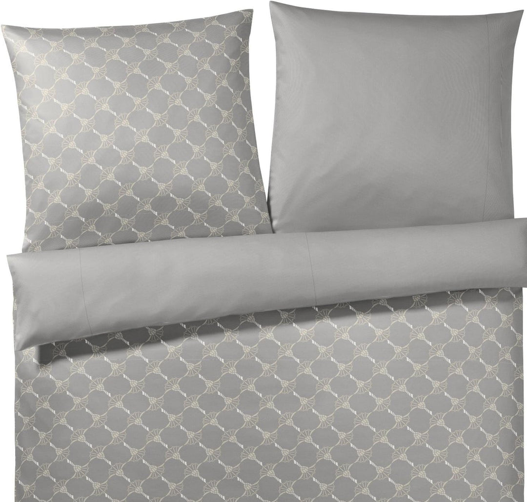Joop, Mako-Satin-Bettwäsche, Kornblumen-Muster mit nuancierten Farben 200x220 sand, 200x220 Sand