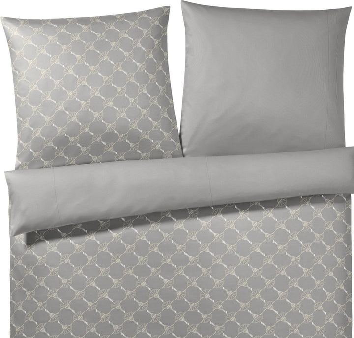 Joop, Mako-Satin-Bettwäsche, Kornblumen-Muster mit nuancierten Farben 200x220 sand, 200x220 Sand
