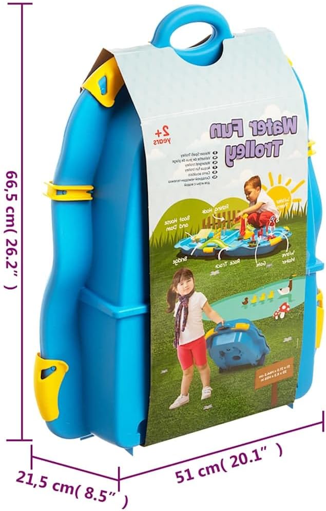 Wasserspiel-Koffer 51x21,5x66,5 cm Polypropylen,4kg,94210