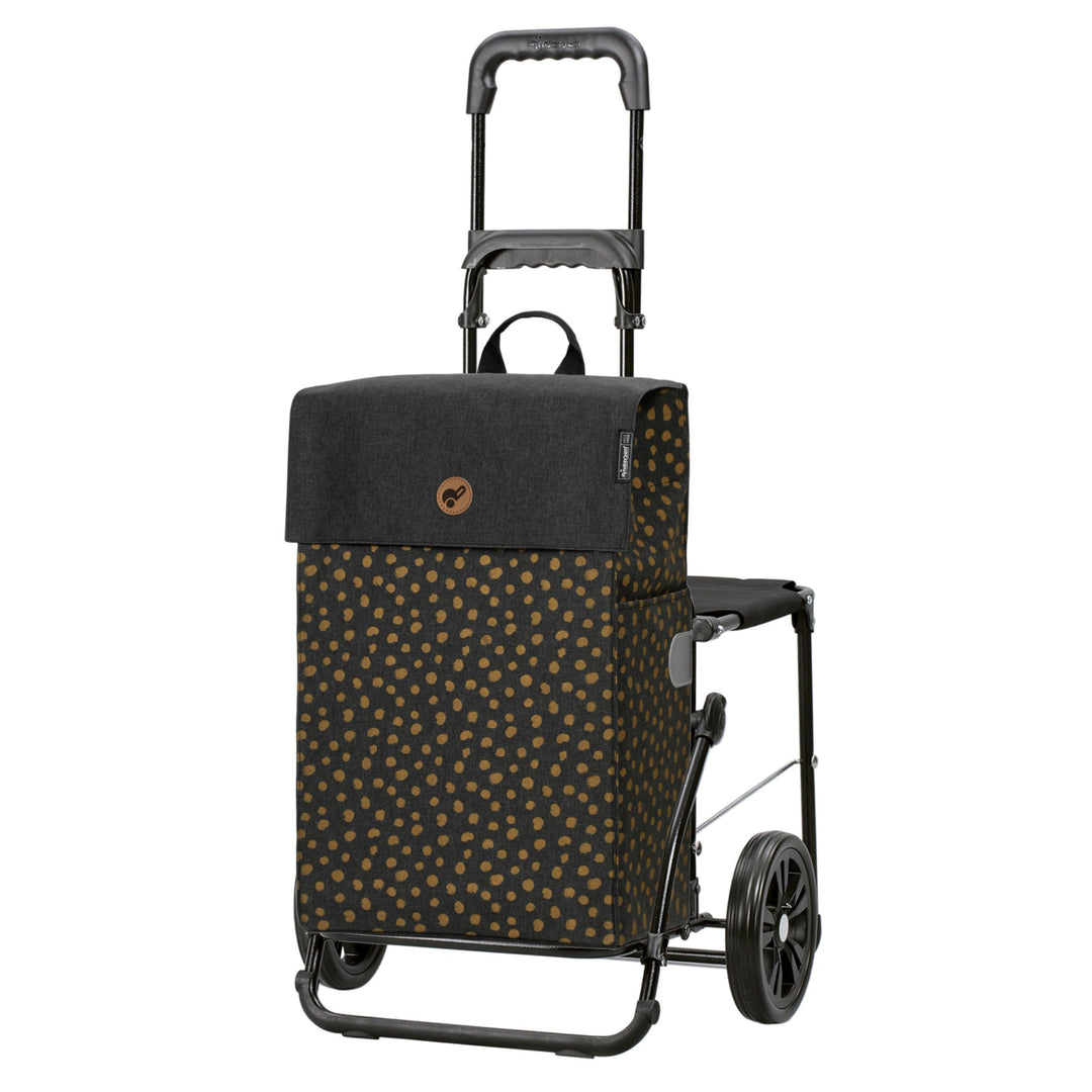ANDERSEN Einkaufstrolley - Komfort Shopper Fita schwarz, Schwarz