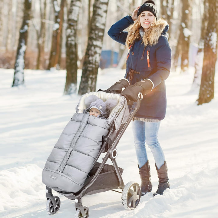 Orzbow Fusssack für Kinderwagen Buggy,Baby Fusssack Schlafsack,Babyfusssack für Babyschale,Winterfus