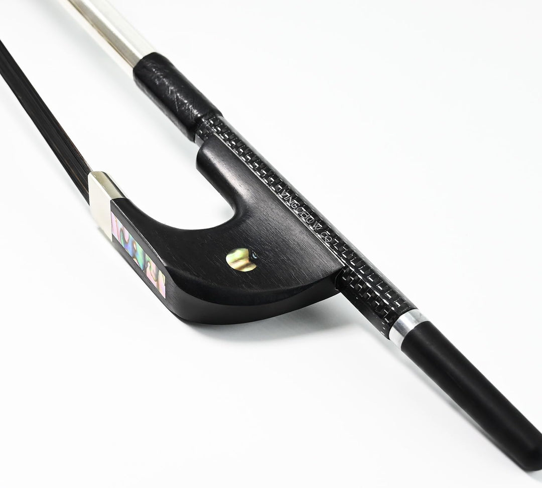 VINGOBOW 200BGB Bassbogen aus geflochtener Karbonfaser in 4/4-Grösse, 76 cm, für professionelle Spie