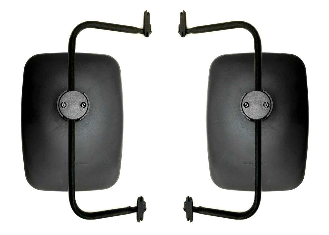 2x Aussenspiegel 330x240 mm ø14-30 E20 und Spiegelhalter für Traktoren NEW HOLLAND, URSUS, ZETOR, JD