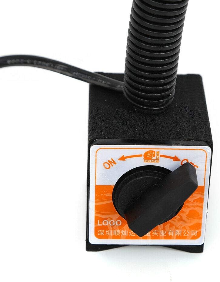Maschinenlampe mit Magnetfuss, 6W CNC Drehmaschine Magnetische Schwanenhals LED Arbeitsleuchte Flexi