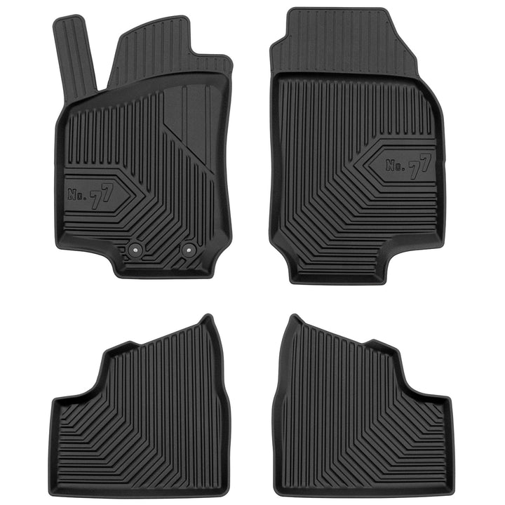 SMK Gummimatten Auto fussmatten Satz für Opel Astra G 1998-2009 Erleben Sie einen neuen Standard des