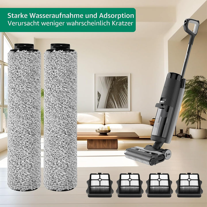7 Stück Zubehörset für Tineco iFloor 3/Floor One S3，Nass-und Trockensauger Ersatzteile für Zubehör S