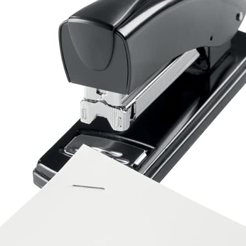 PETRUS 44784 Heftgerät für Büro, klassisch, Modell 2001, Schwarz, Schwarz