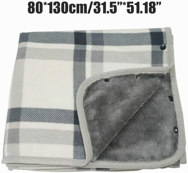 Damen Poncho, Flanellumhang, Winter Plüschdecke Tragbare Decke Warmer Überwurf Schal Wickelbezug Umh