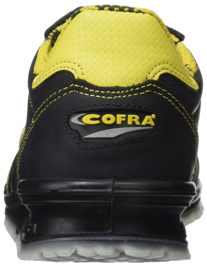Cofra 78500-001.W42 COPPI S3 SRC Sicherheitsschuhe, Schwarz/Gelb, Grösse 42 42 EU, 42 EU