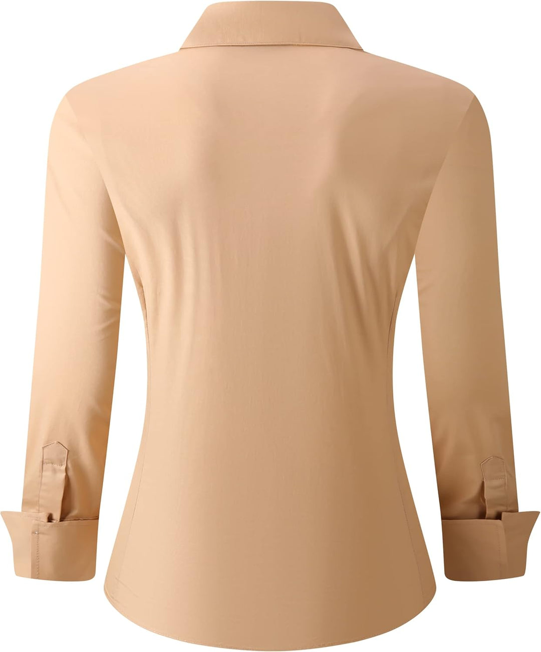 Alex Vando Bluse Damen Langarm Hemd Damen Stretch – Business Button Down Shirts, Bügelfrei Arbeitshe