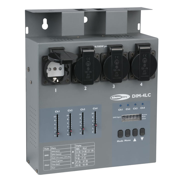 DIM-4LC 4 Ch. Dimmerpack 3A per Channel