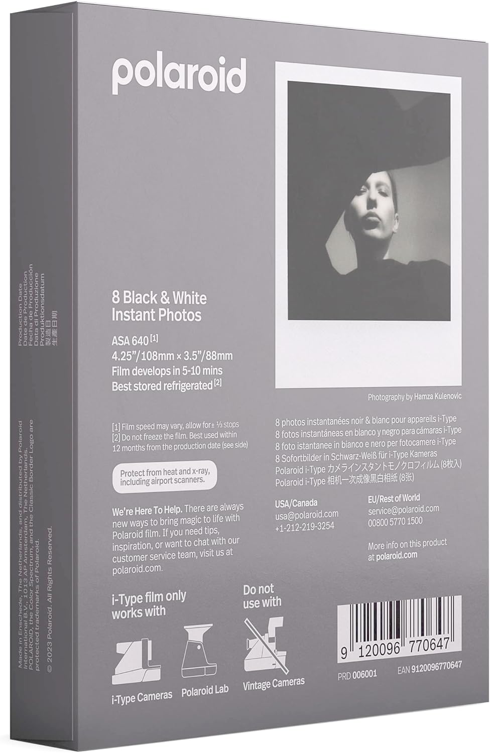 Polaroid Fotoalbum - Klein & B&W Film für i-Type