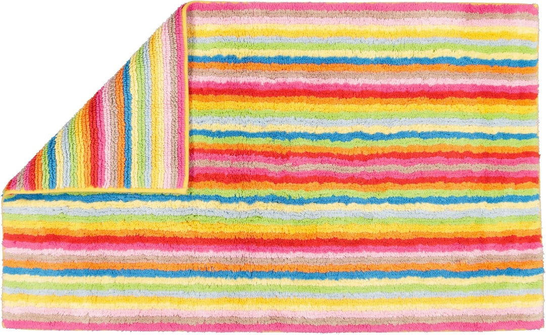 Cawö Badteppiche Lifestyle Streifen 7008 Multicolor - 25 60 x 100 cm (Rechteckig), 60 x 100 cm (Rech