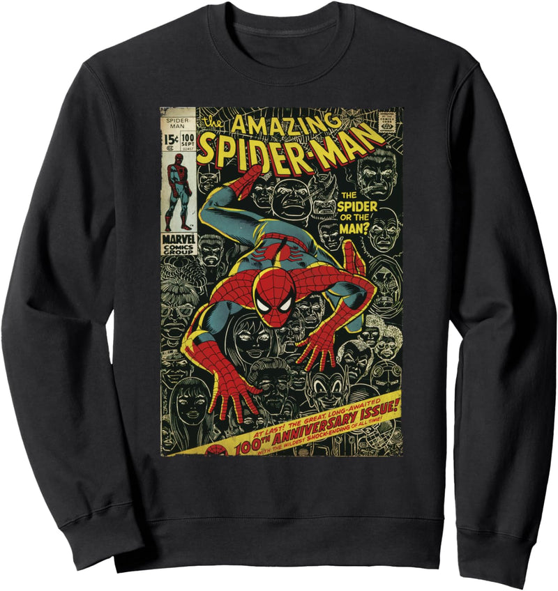 Marvel Spider-Man Comic Book Anniversary Sweatshirt