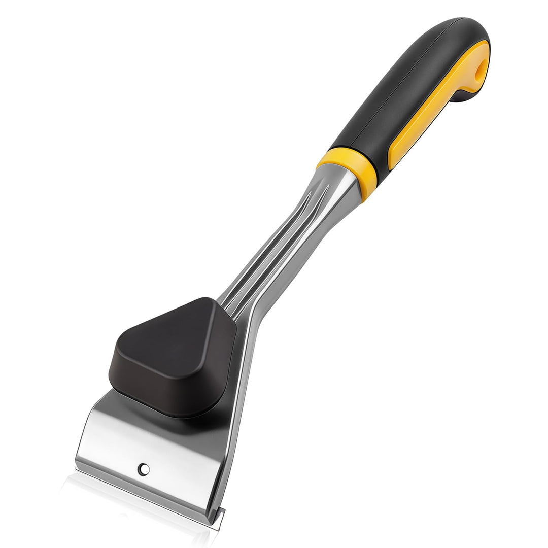 Flintronic Kraftschaber mit Haltegriff Klingenbreite, Hochwertige Schaber für Holz, Metall, Beton od