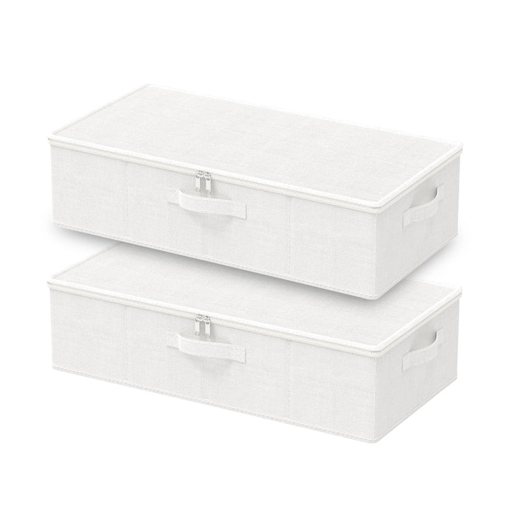 Unterbett Aufbewahrungsbox mit Deckel, Faltbare Aufbewahrungstasche, Unterbettkommode, Transporttasc
