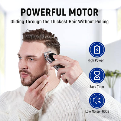 Ufree® Haarschneidemaschine für Männer Professional + Hair Bart Trimmer Kit, Barber Clippers Hair Cu