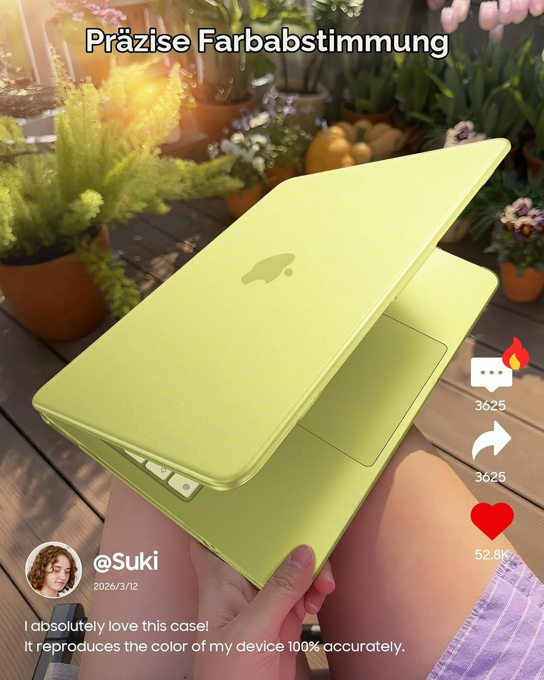 Fintie Hülle Kompatibel mit MacBook Neo 13 Zoll A3404 A18 Pro Chip, [100% Entspricht der Offiziellen