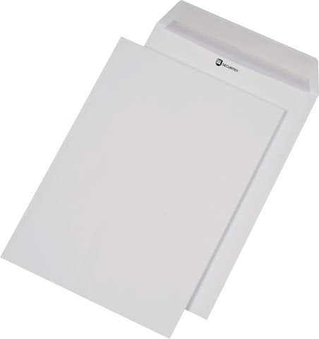 Versandtasche, ohne Fenster, haftklebend, B4, 250 x 353 mm, 130 g/m², Kraftpapier, weiss (100 Stück)