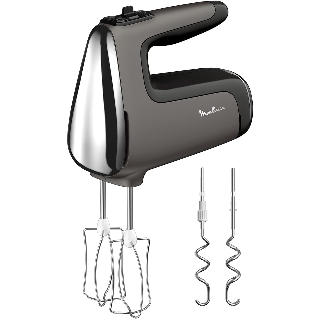 Moulinex Powermix Silence HM650 Knetmaschine, 600 Watt, einstellbare Geschwindigkeiten mit Turbo-Fun