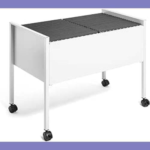 Durable Eco Hängemappenwagen 100 Duo, grau, aus kratzfestem Stahl, 760 x 592 x 425 mm, 308210, grau