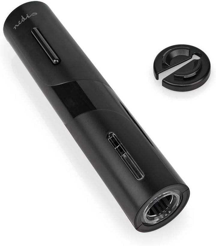 Nedis Elektronischer Weinöffner | ABS/Aluminium | Schwarz