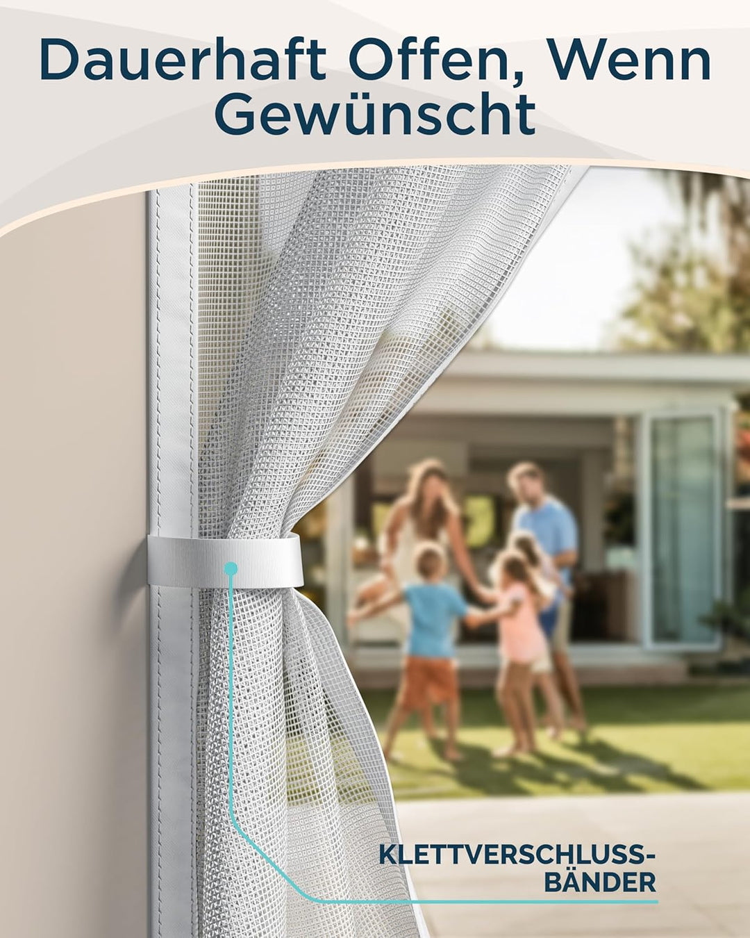 ARCOL Fliegengitter Fenster Magnet 100x150 cm aus Fiberglas – Schluss mit Mücken in 3 Min, Ultrafein