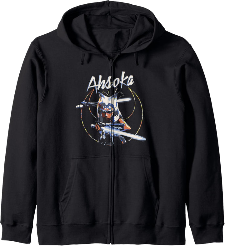 Star Wars: The Clone Wars Ahsoka Rebel Hero Rainbow Line Kapuzenjacke