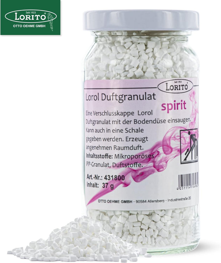 Lorito Lorol Duftgranulat für Staubsauger, Spirit, Staubsaugerduft Duftgranulat Staubsaugerdeo Raumd