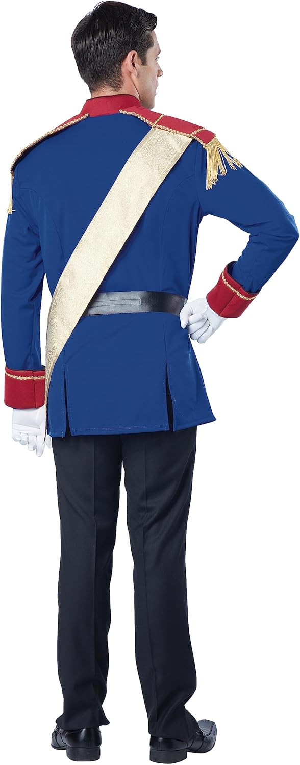 California Costumes Prince Storybook Kostüm Herren, Blau, L L Blau / Rot, L Blau / Rot