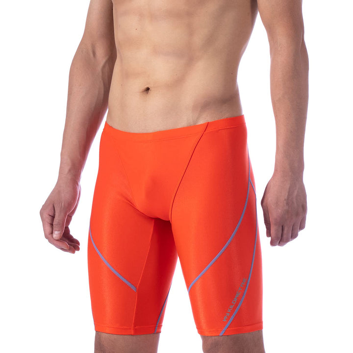 MY KILOMETRE Herren-Badeanzug, Jammer, solide, lange Badehose für Rennsport, Trainings-Badeanzug, he