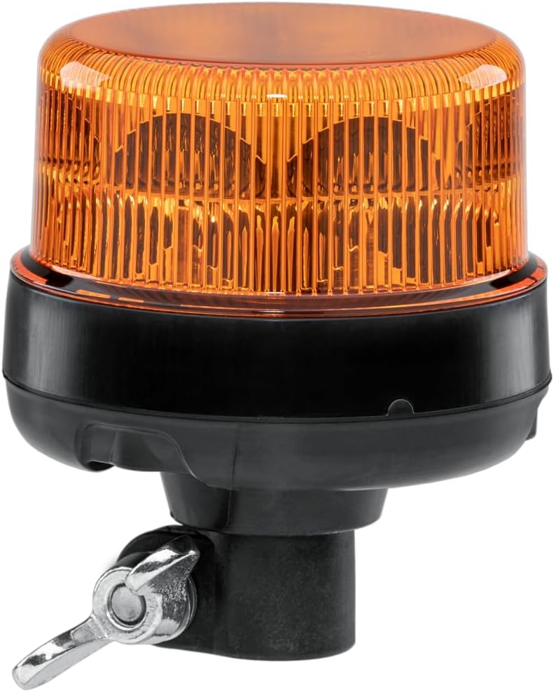 HELLA - LED-Blitz-Kennleuchte - K-LED Nano - 12/24V - gelb - Rohrstutzen, flexibel - Menge: 1 - 2XD