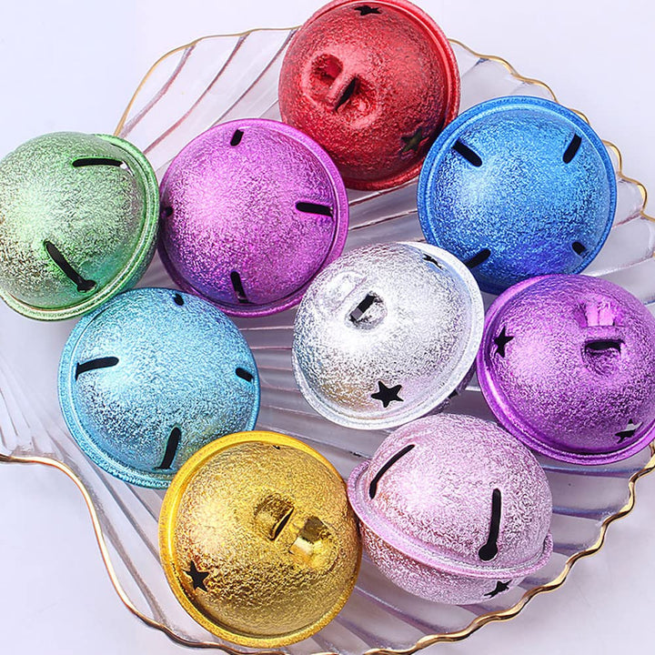 30 Stück 4cm Glöckchen zum Basteln,Glöckchen,Weihnachtsglöckchen,Rostschutz Glöckchen, Metallglöckch