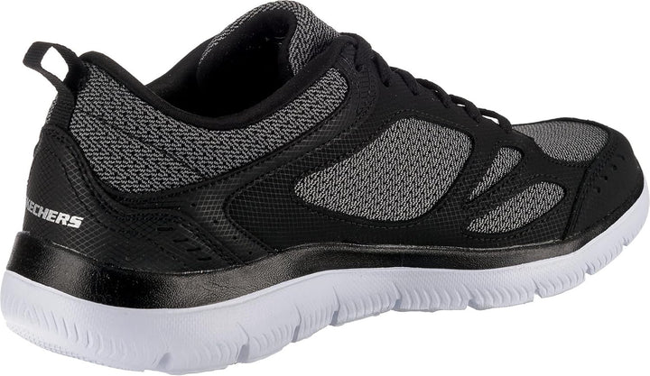 Skechers Sport Mens Summits South Rim Sneakers Herren Schwarz 46 EU Black White Bkw, 46 EU Black Whi