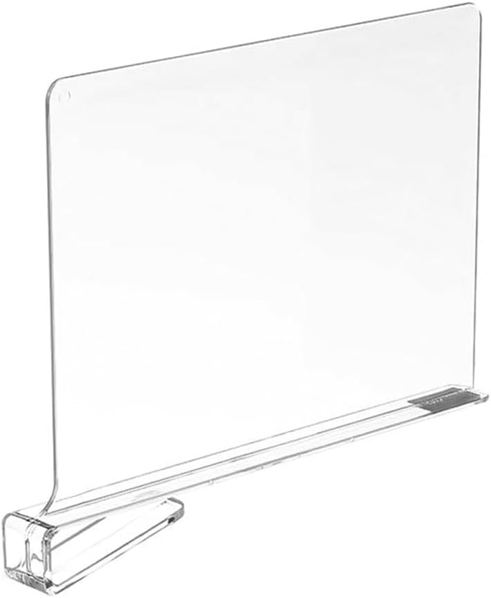 Namvo Regalteiler aus Acryl für Schränke, Regalteiler und Organizer für Holzschränke, transparenter