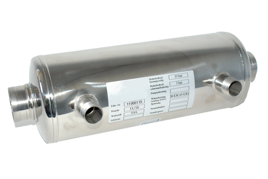 Behncke Wärmetauscher, AWT-40, poliert, 38,5 x 12,5 x 12,5 cm, 95001510
