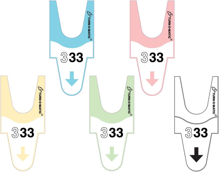 Meto Turn-O-Matic Zubehör, Original Tickets T90 3D mit fortlaufender Nummer, Made in Germany, 6 Roll